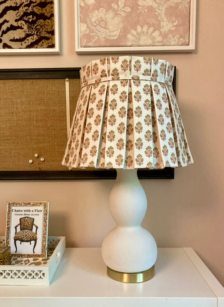 Pleated lampshade - Custom!