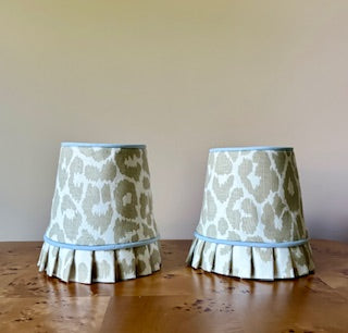 Custom sconce lampshade - listing for Nita