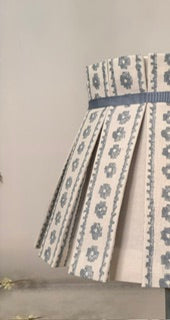 Pleated pair of lampshades - Custom listing for Pat