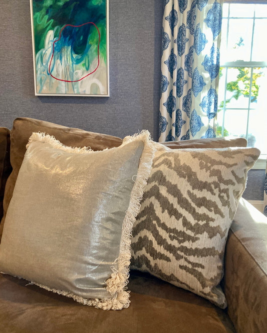 Throw pillow covers - custom order for Tiffany